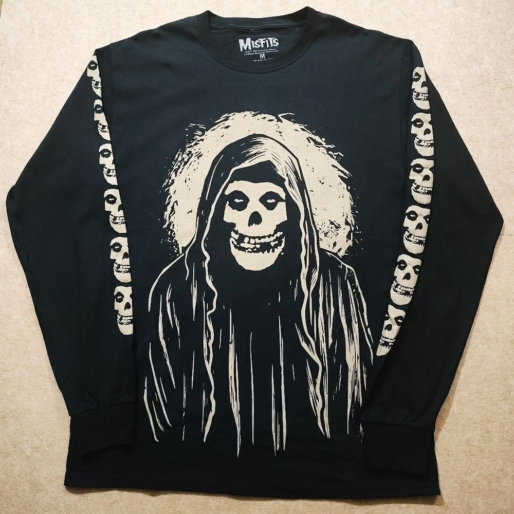 Misfits Black Graphic Crewneck Long Sleeve T-Shirt #2